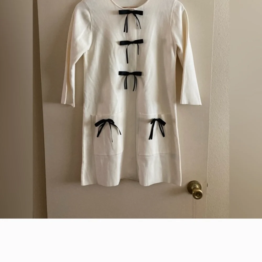 Zara Cream Mini Dress - Picture 2 of 4